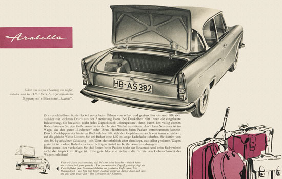 Prospekt LLOYD Arabella 1959