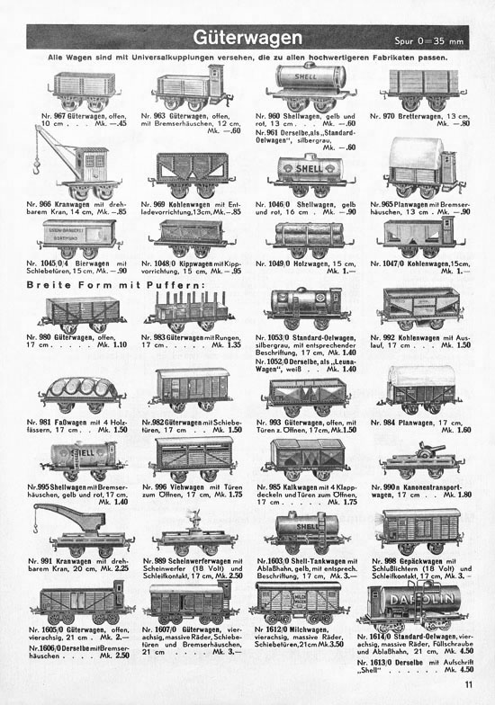 Seite 11 Karl Bub Spielwarenfabrik Nürnberg Katalog 1937