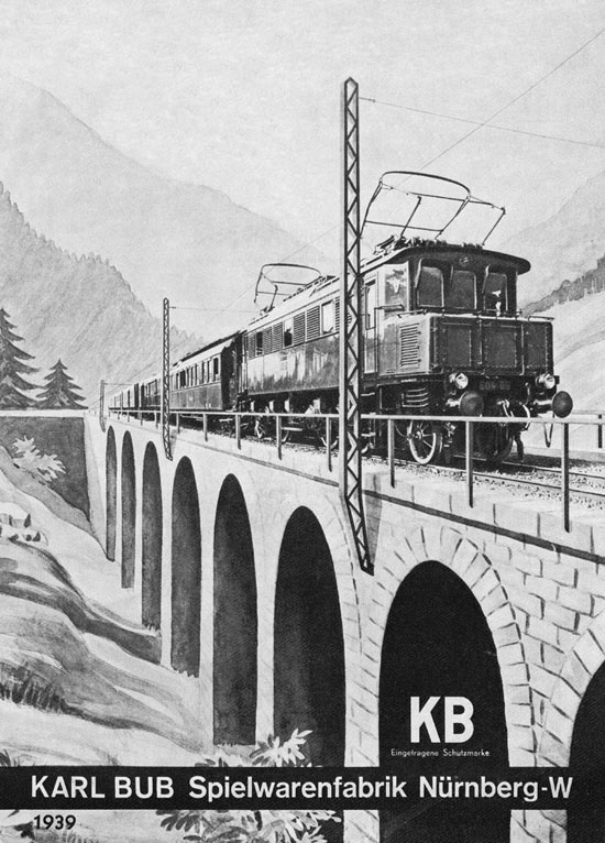 Seite 1 Karl Bub Spielwarenfabrik Nürnberg Katalog 1939