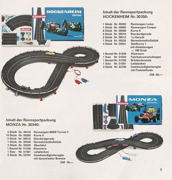 Seite 7 Carrera Katalog 1969-1970