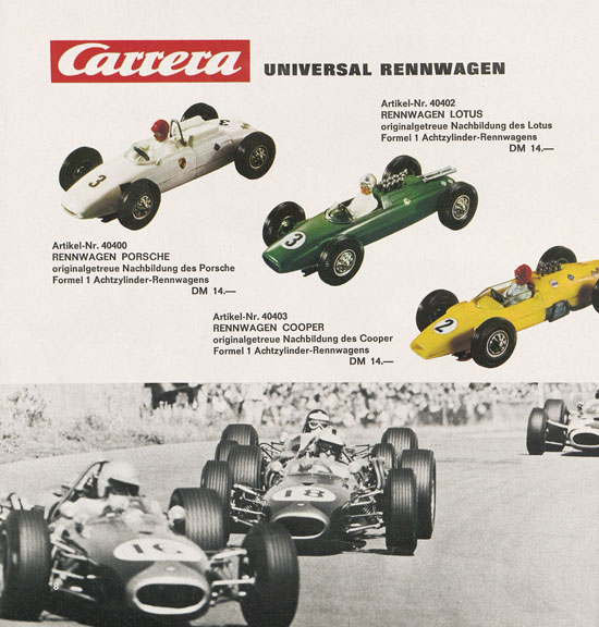 Seite 10 Carrera Katalog 1969-1970