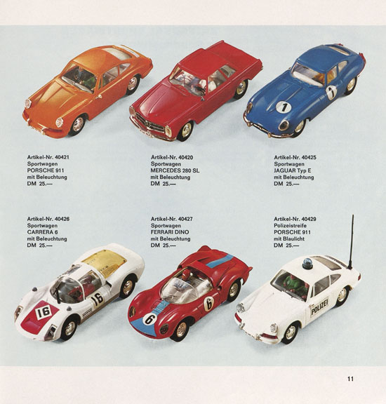 Seite 13 Carrera Katalog 1969-1970