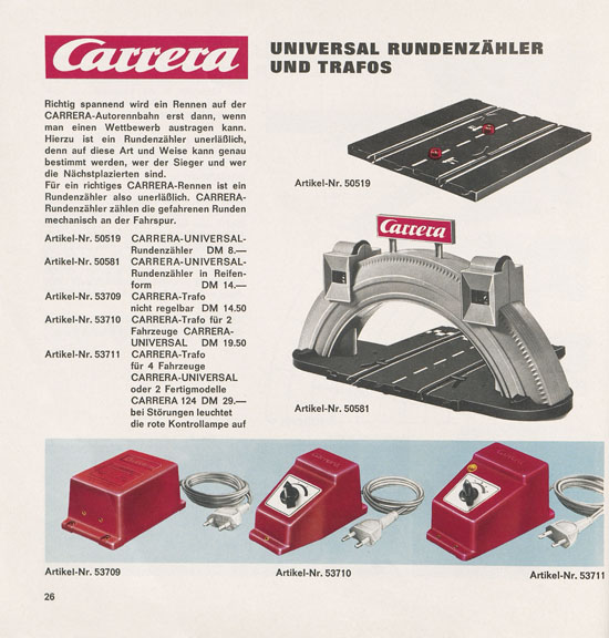 Seite 28 Carrera Katalog 1969-1970