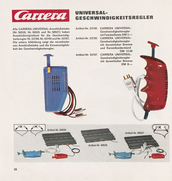 Seite 30 Carrera Katalog 1969-1970