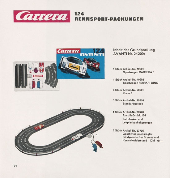 Seite 36 Carrera Katalog 1969-1970