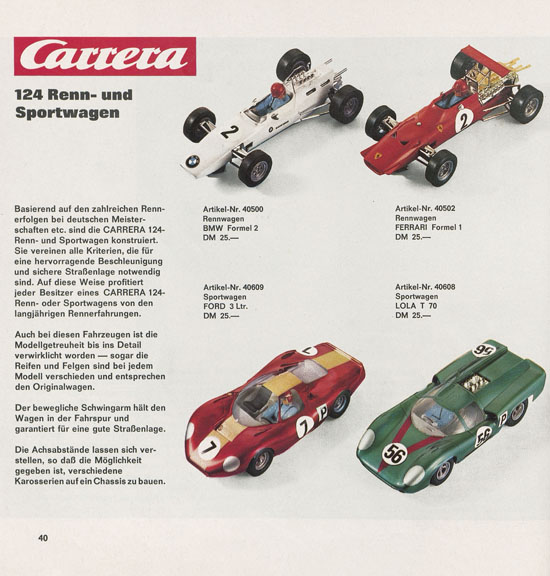 Seite 42 Carrera Katalog 1969-1970