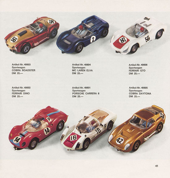 Seite 43 Carrera Katalog 1969-1970