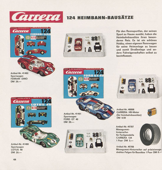 Seite 46 Carrera Katalog 1969-1970