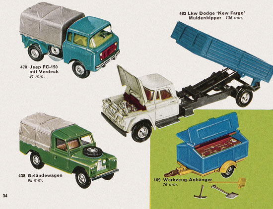 Corgi Toys Katalog 1969