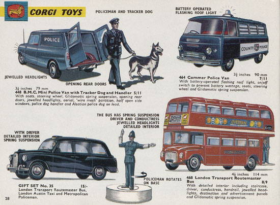 Corgi Toys catalogue 1966