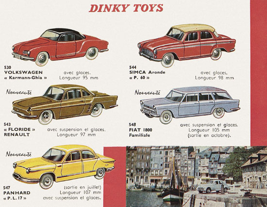 Dinky Toys et Dinky Supertoys catalogue 1960