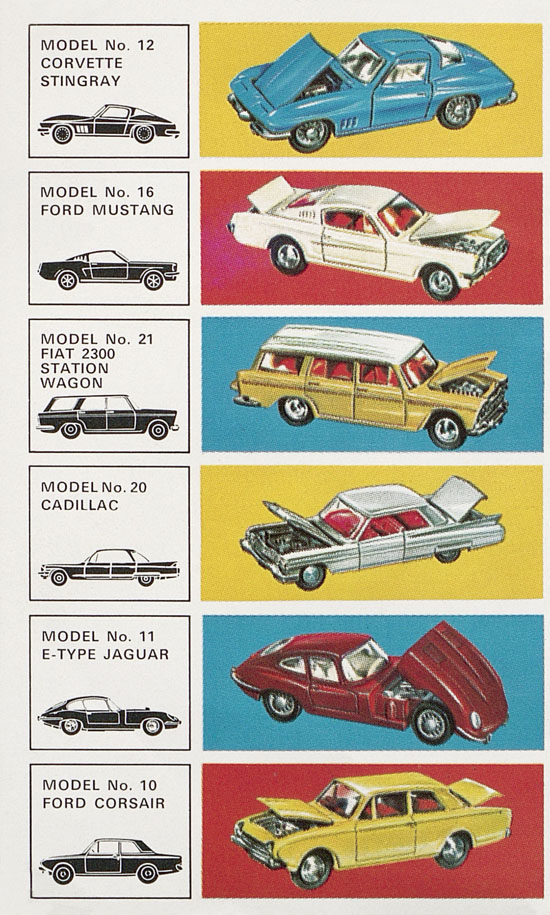 Seite 2 Dinky Toys Katalog mini dinky 1968