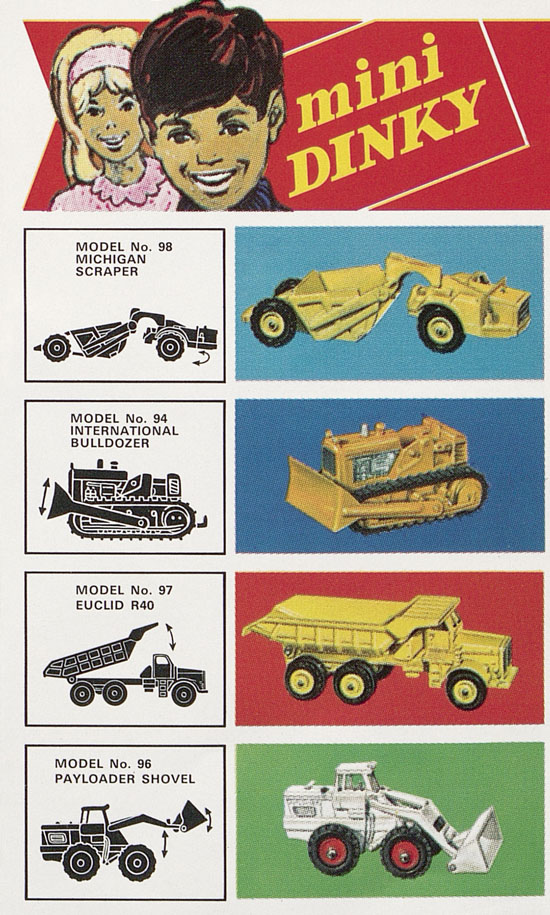 Seite 3 Dinky Toys Katalog mini dinky 1968