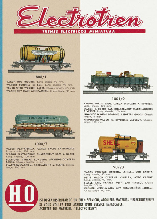 Seite 1 Electrotren Faltblatt 1963