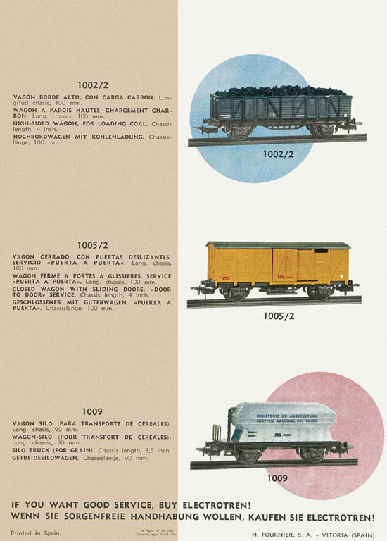 Seite 2 Electrotren Faltblatt 1963