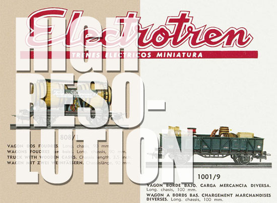Electrotren Faltblatt 1963