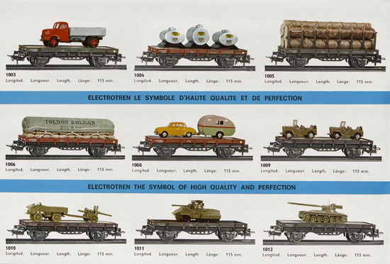 Seite 4 Electrotren Katalog 1970