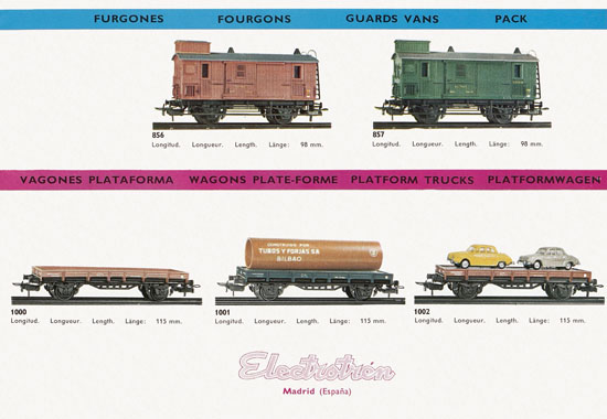 Seite 3 Electrotren Katalog 1972