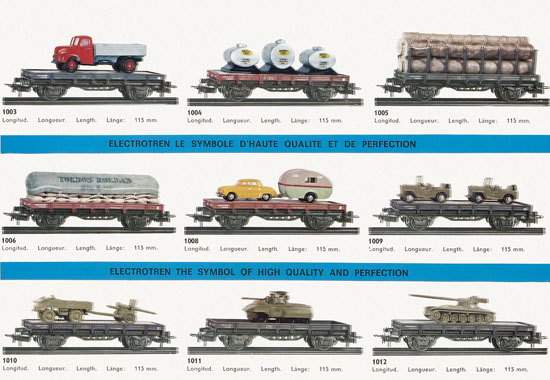 Seite 4 Electrotren Katalog 1972