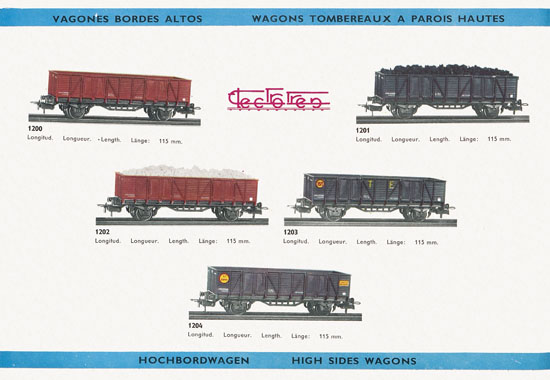 Seite 8 Electrotren Katalog 1972