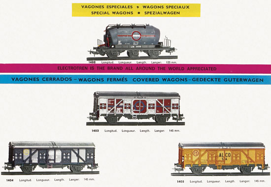 Seite 11 Electrotren Katalog 1972