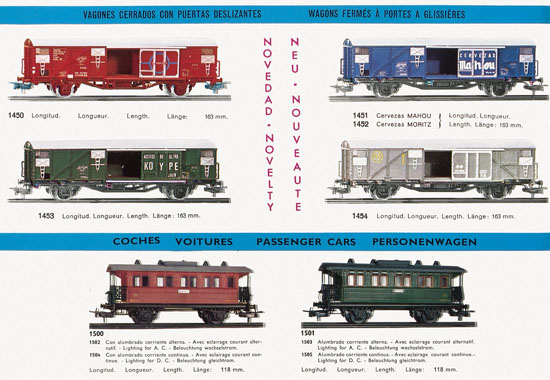 Seite 12 Electrotren Katalog 1972