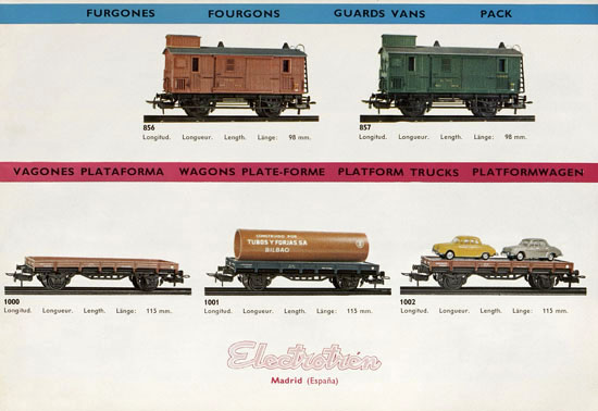 Seite 3 Electrotren Katalog 1973