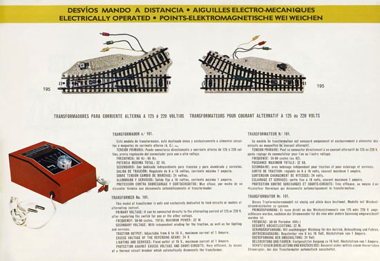Seite 25 Electrotren Katalog 1973