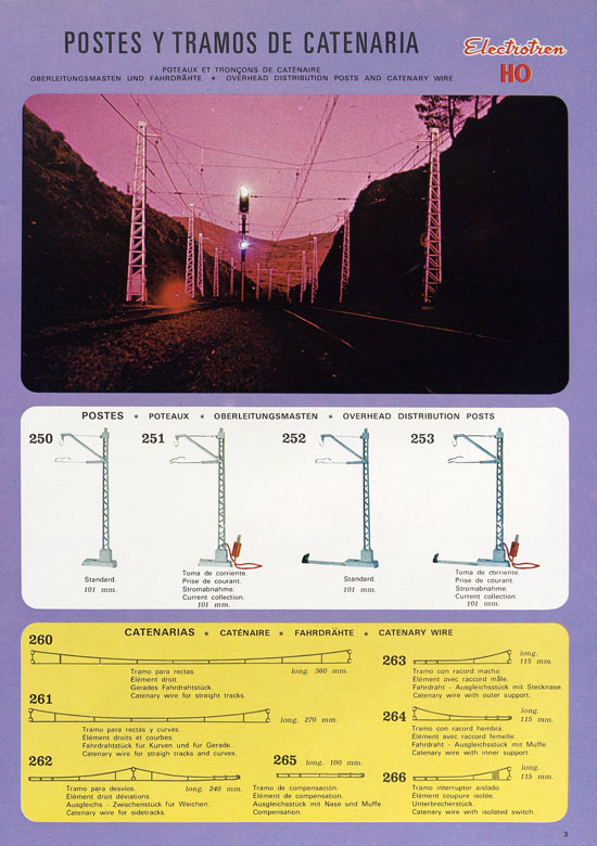 Seite 5 Electrotren Katalog 1978