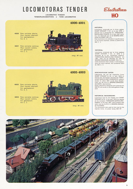 Seite 7 Electrotren Katalog 1978
