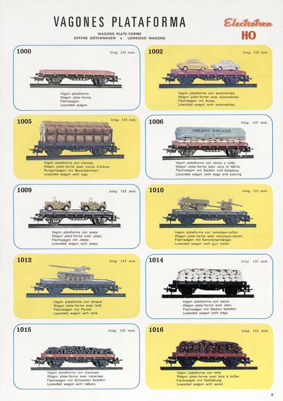 Seite 11 Electrotren Katalog 1978