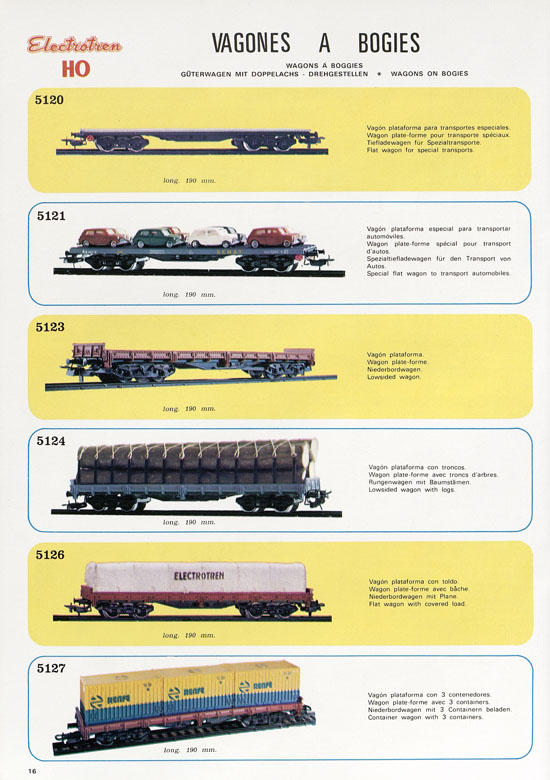 Seite 18 Electrotren Katalog 1978