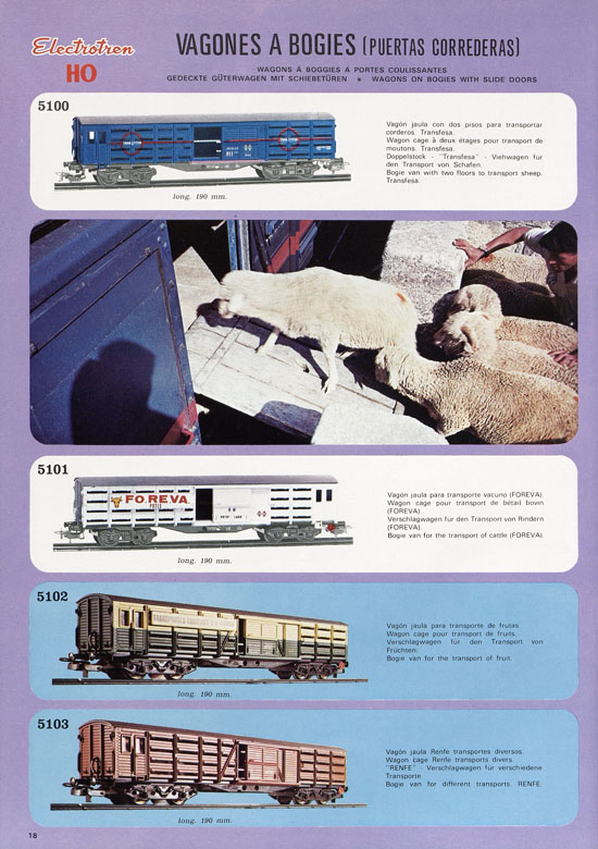 Seite 20 Electrotren Katalog 1978