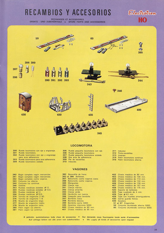 Seite 25 Electrotren Katalog 1978