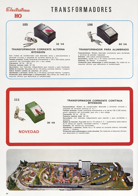 Seite 26 Electrotren Katalog 1978