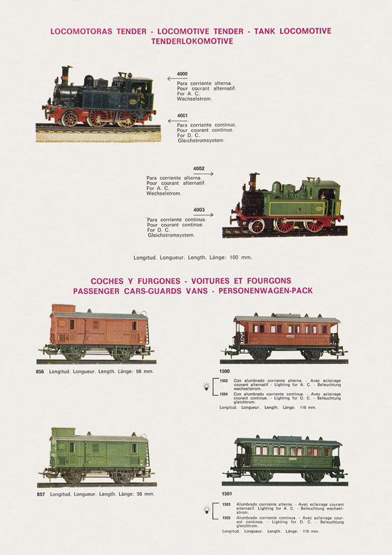 Electrotren Katalog 1976
