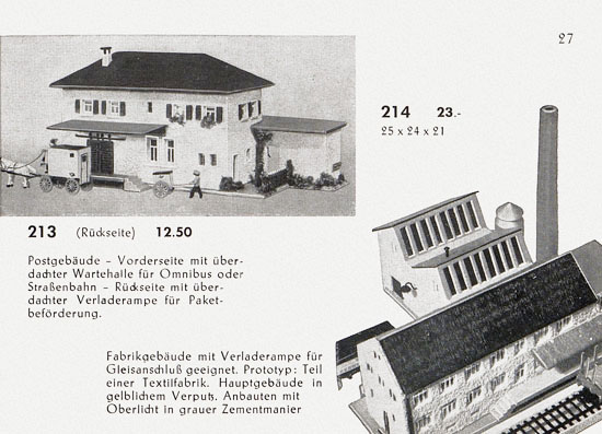 Faller Katalog 1956 856