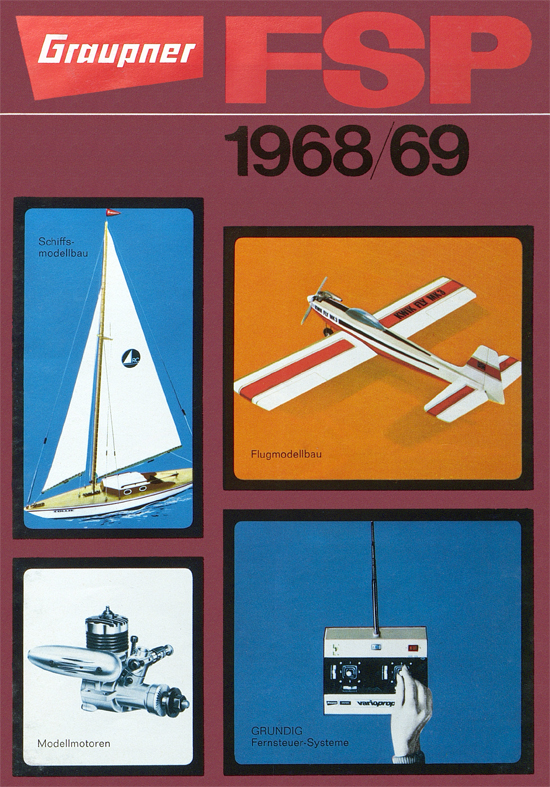 Graupner Flug- und Schiffsmodellbau Prospekt 1968-1969