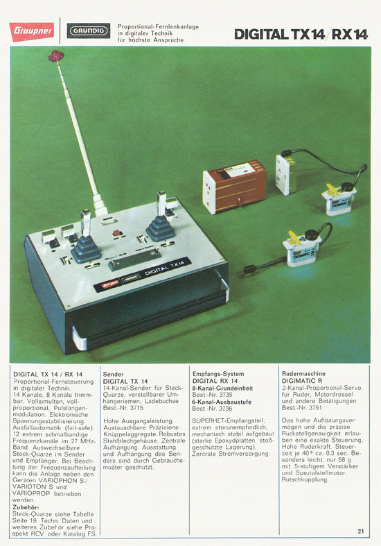 Graupner Flug- und Schiffsmodellbau Prospekt 1968-1969