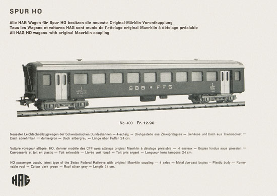 Seite 8 HAG Katalog 1960-1961