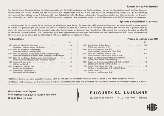 Seite 15 HAG Katalog 1960-1961
