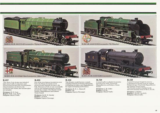 Hornby 00 Scale Model catalogue 1977