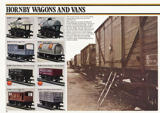 Hornby 00 Scale Model catalogue 1977