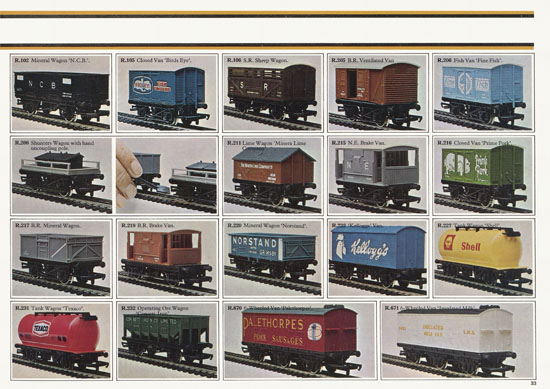 Hornby 00 Scale Model catalogue 1977