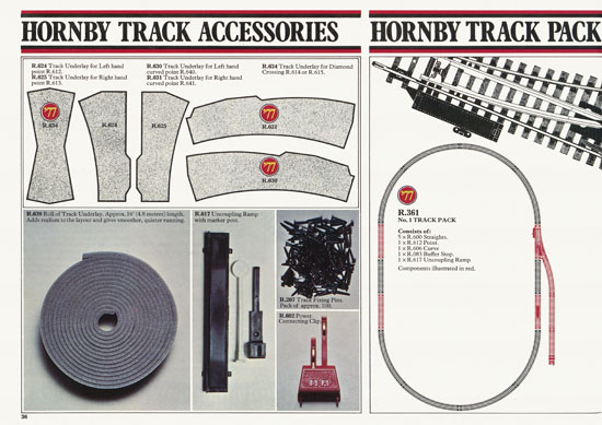 Hornby 00 Scale Model catalogue 1977