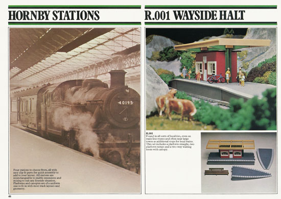 Hornby 00 Scale Model catalogue 1977