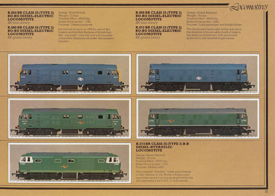 Hornby Railways 00 catalogue 1979