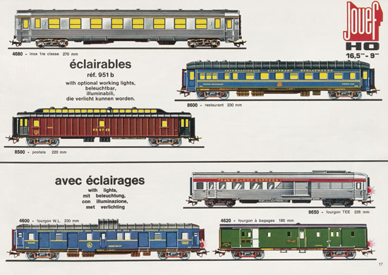 Jouef catalogue 1970-1971