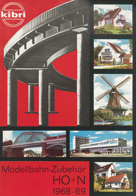 Kibri Katalog Modellbahn-Zubehör 1968-1969