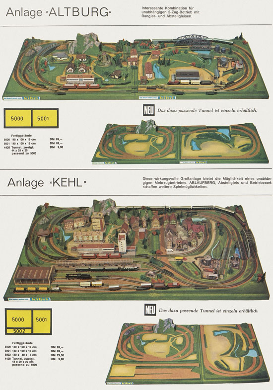 Seite 3 Kibri Prospekt Fertiggelände und Modelle 1970